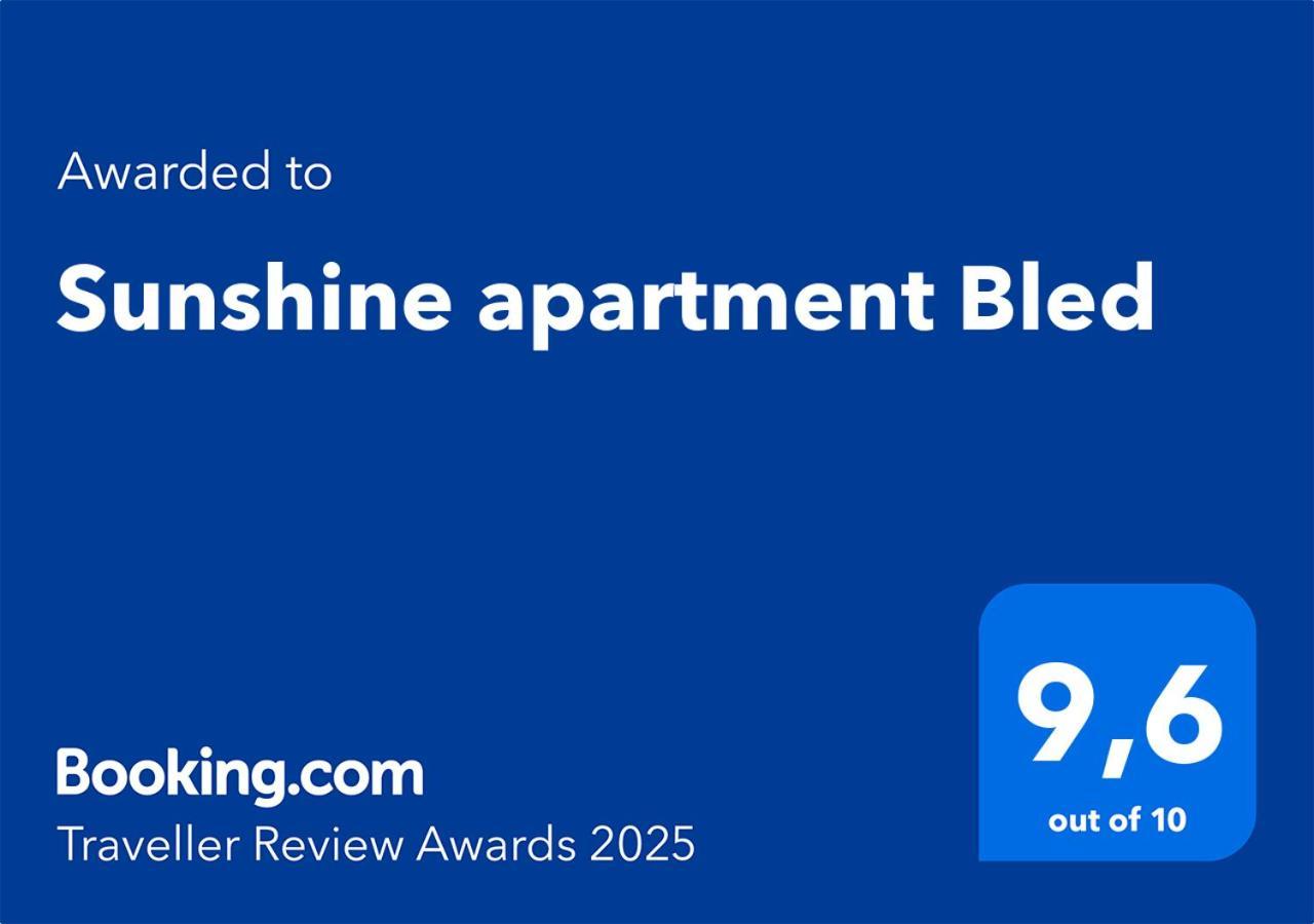Sunshine Apartment Bled Exteriér fotografie